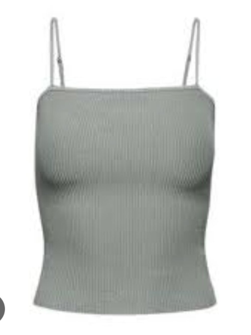 Babaton Sculpt Knit Cami Tank Sage Green S